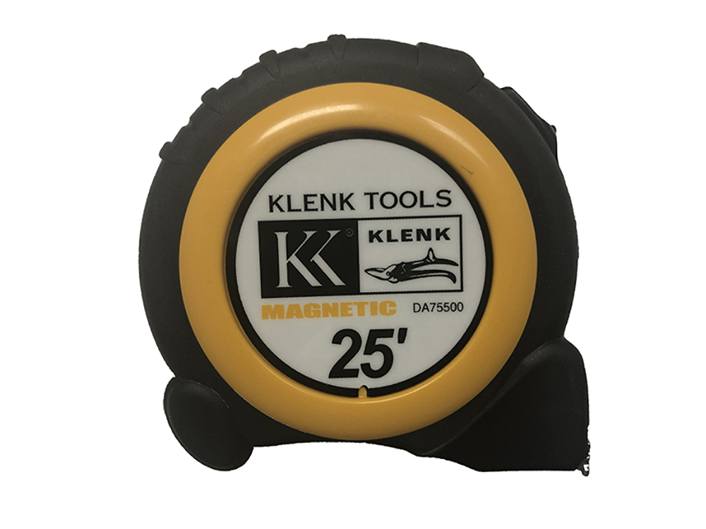 DA75500 Klenk Magnetic Tipped 25-Foot Tape Measure Klenk Tools